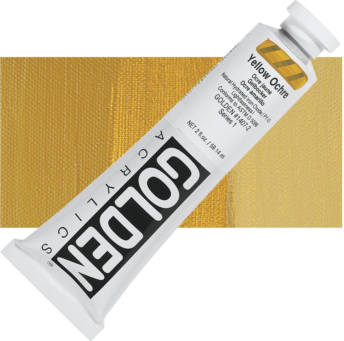 Golden Heavy Body Acrylverf Serie 1 | Yellow Ochre (1407-2) 59ml)